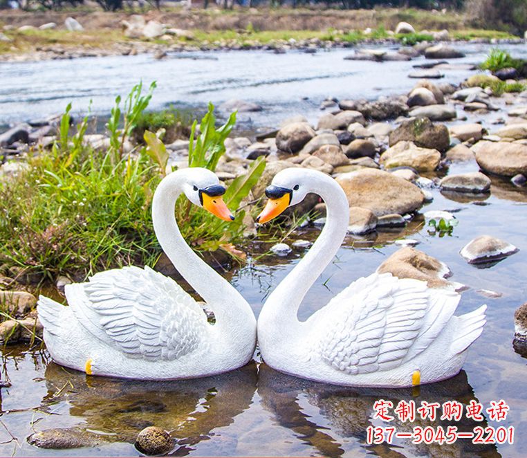 南通“美丽的天鹅雕塑,点缀景观装饰”