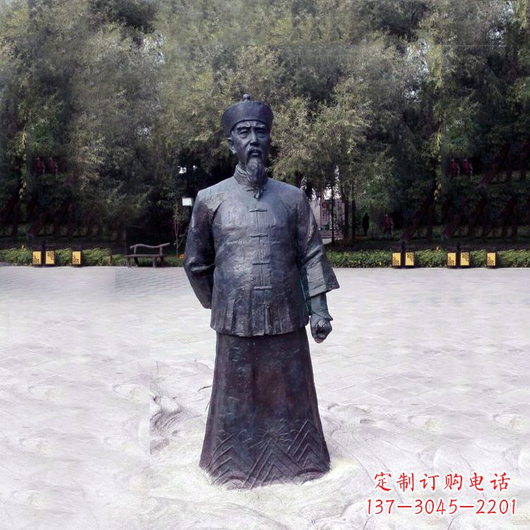 南通曾国藩铜像中国晚清名臣的荣耀