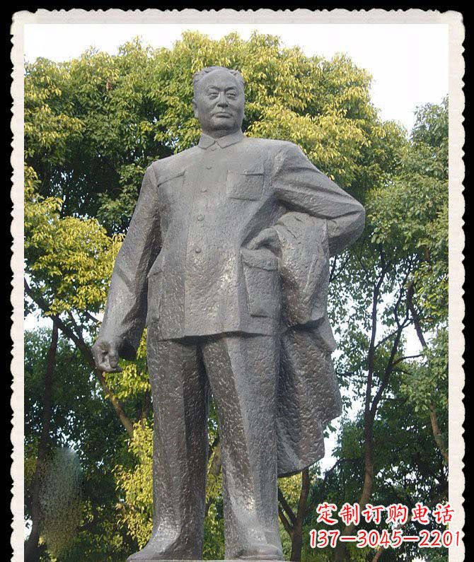 南通陈毅将军铜雕