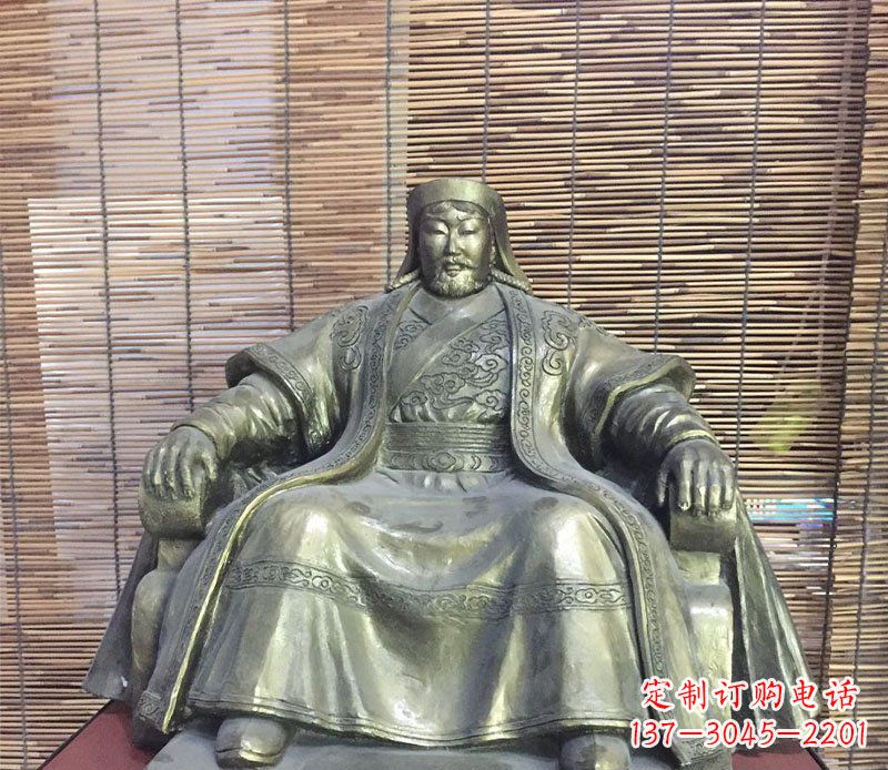 南通成吉思汗神话中的雕像