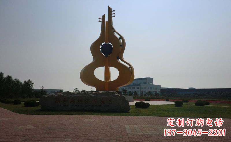 南通城市的不锈钢葫芦雕塑