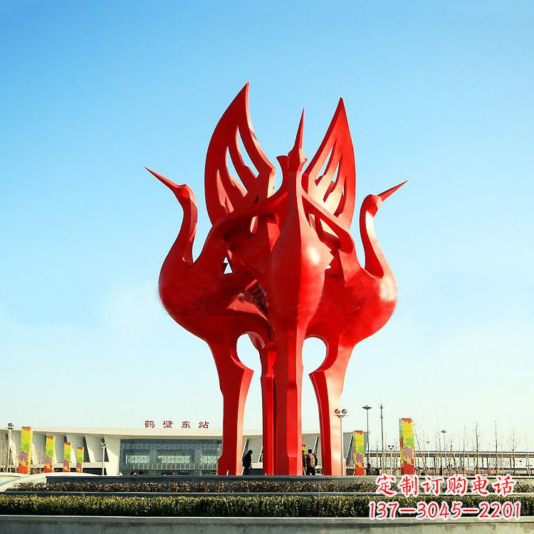 南通“仙鹤之歌仙鹤雕塑的精彩瞬间”
