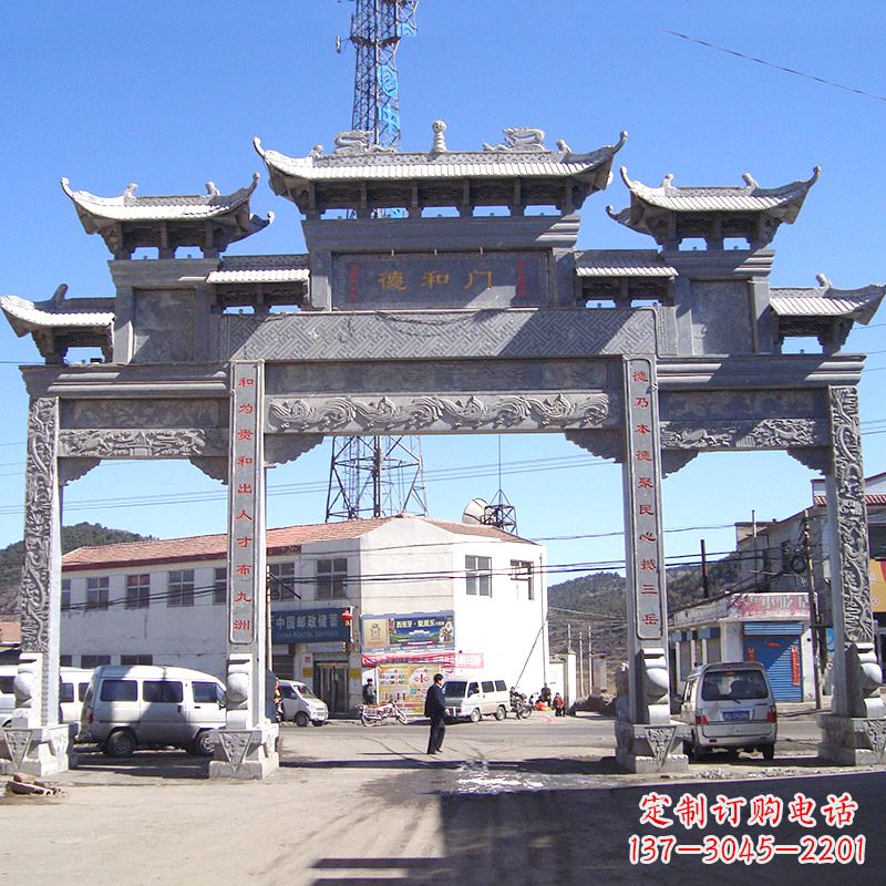 南通中国古代的牌楼雕塑——传承着历史文化的精髓