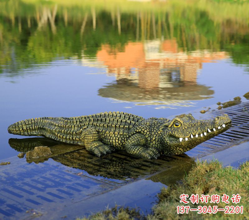 南通玻璃钢水池雕塑——池塘水景的精美装饰