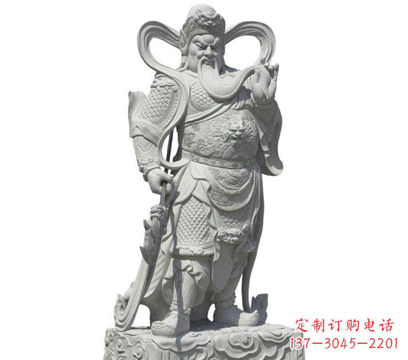 南通关公雕像象征着威武的英雄