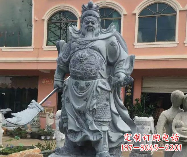 南通神秘的关公石雕