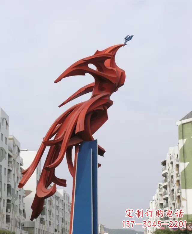 南通凤凰雕塑传承古老文化的艺术精品