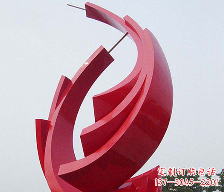 南通不锈钢帆船雕塑象征着永恒的美丽