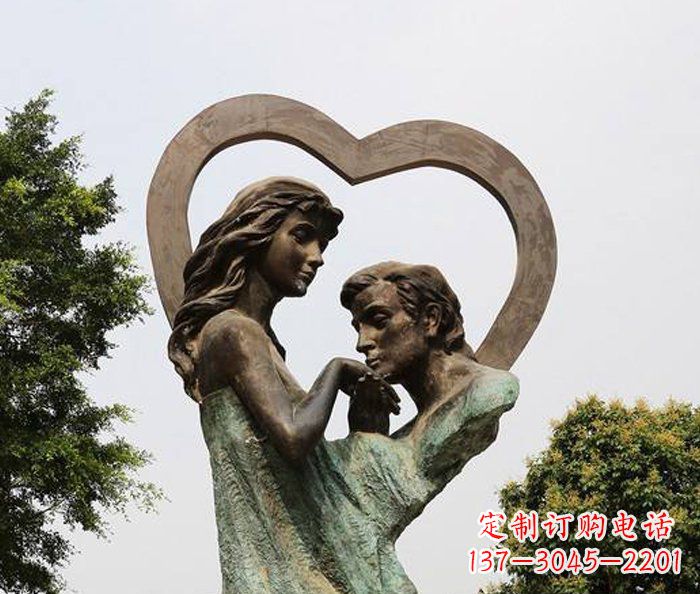 南通浪漫爱情,永恒铜雕