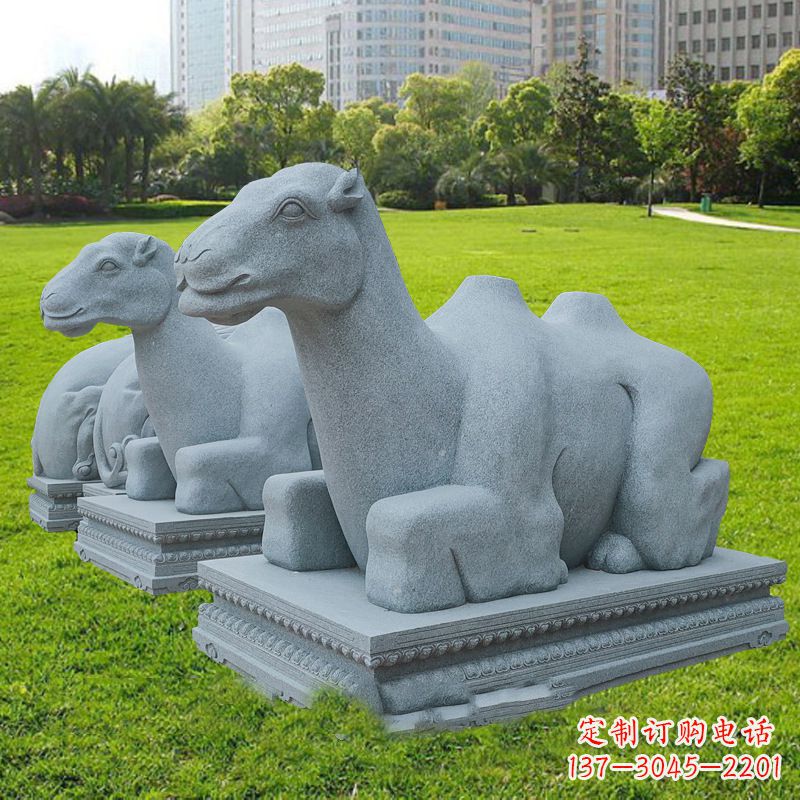 南通抽象砂岩骆驼石雕