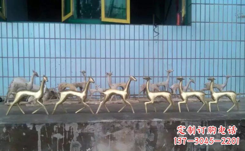 南通小鹿公园的动物雕塑——精美的艺术品