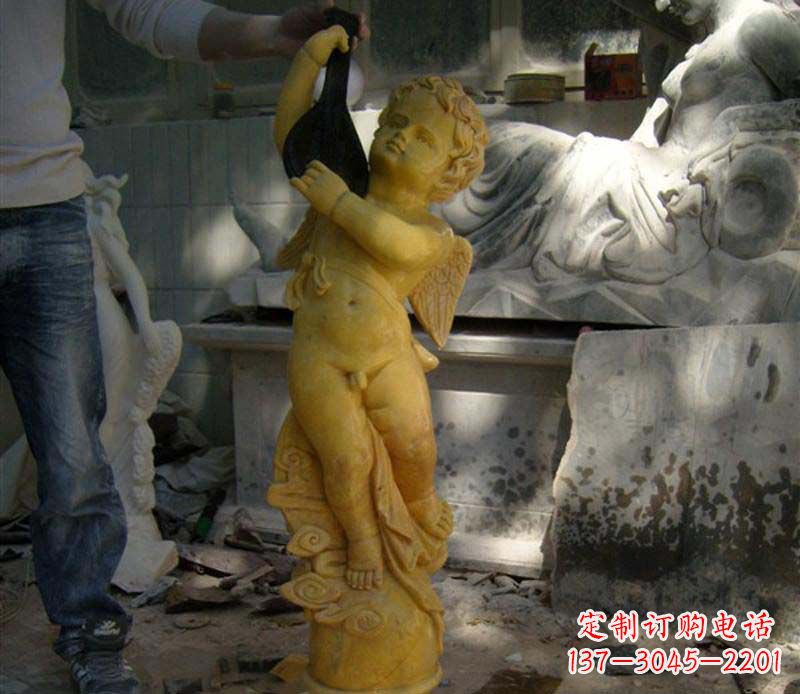 南通吹拉弹唱小天使石雕