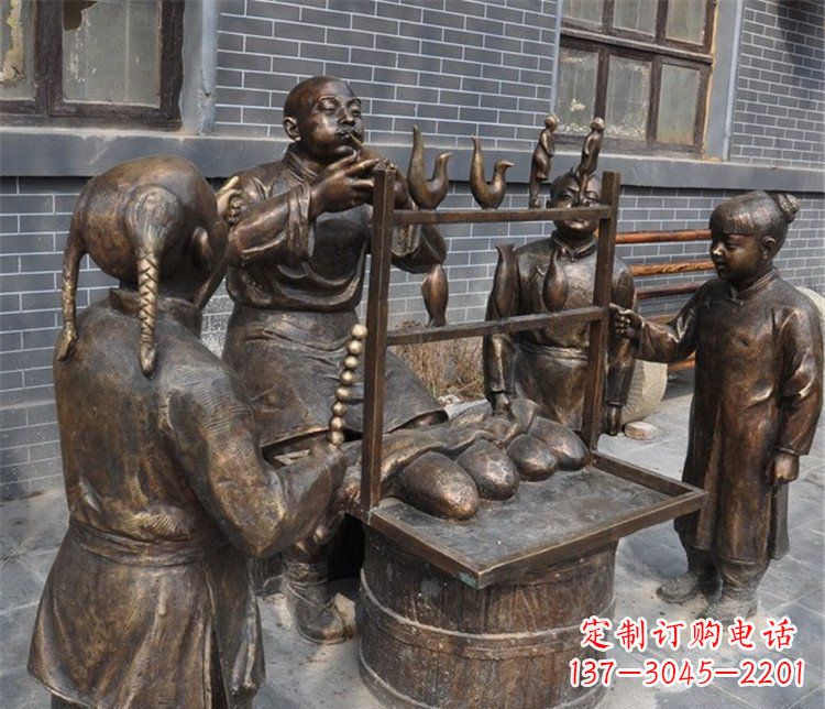 南通糖人雕塑——街边温馨的小情调