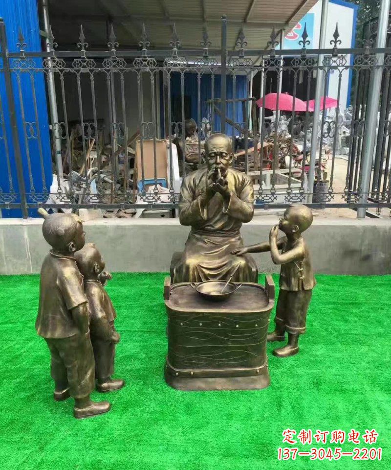 南通传统糖人铜雕——赞美传统文化的艺术精品