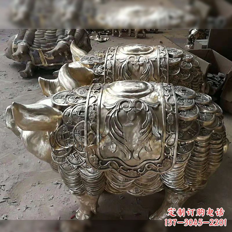 南通纯铜铸造的招财生肖动物风水雕塑