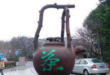 南通茶壶雕塑——展现艺术精妙