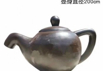 南通青铜茶壶雕塑——彰显传统文化的艺术精髓