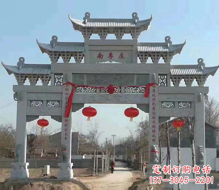 南通祠堂石牌坊雕塑艺术精粹