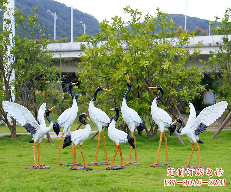 南通仙鹤雕塑传承中国文化精髓