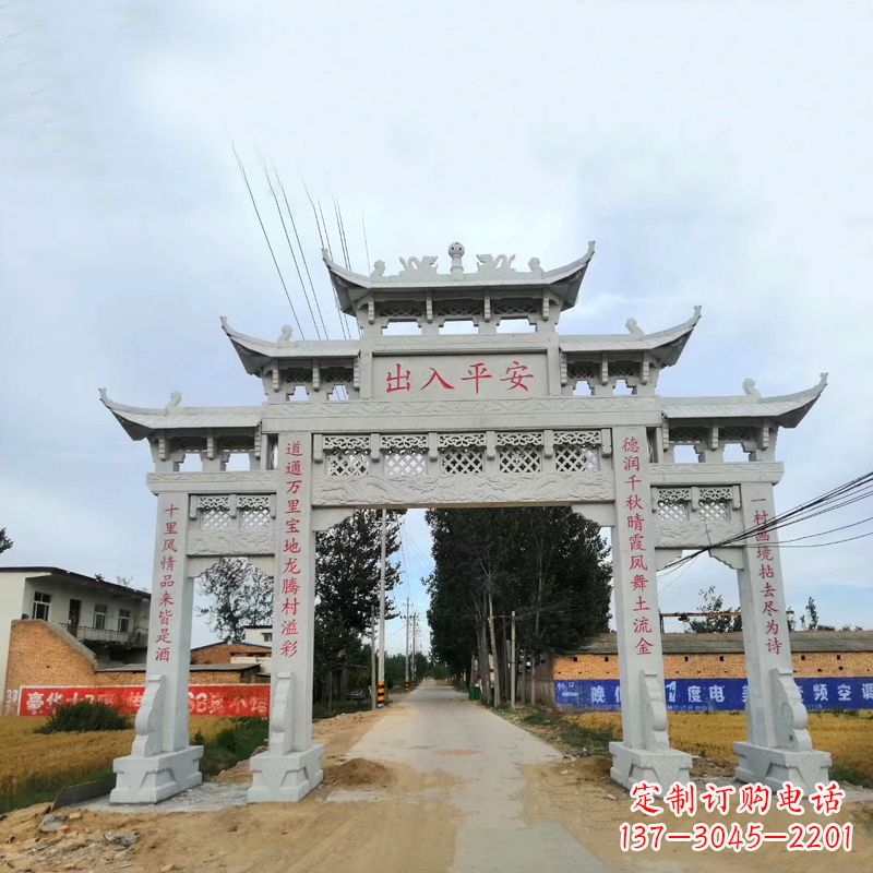南通石雕牌楼传承民间文化的艺术珍品
