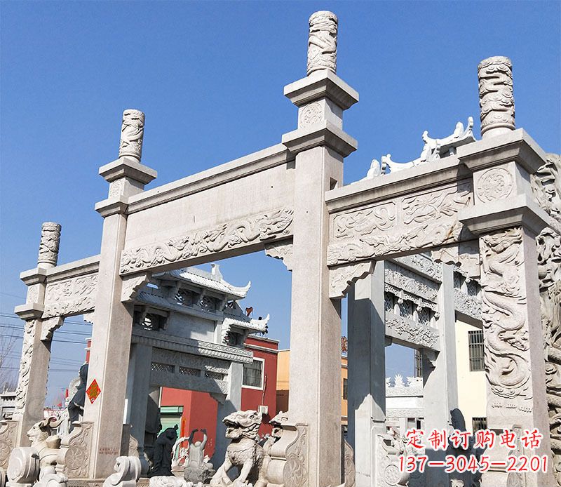 南通村庄牌坊石雕——记录着悠久历史的传承