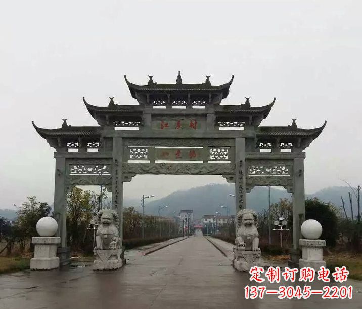 南通牌坊石雕传承民间文化
