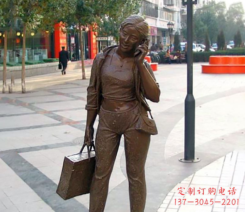南通通话女性雕塑