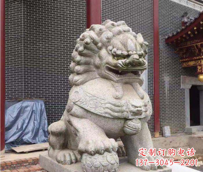 南通巨型大理石狮子雕塑