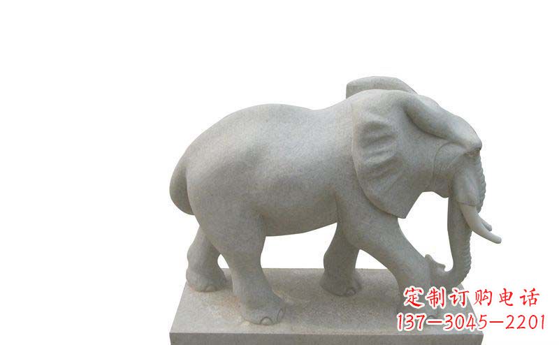 南通大象雕塑大理石大象公园的精美艺术