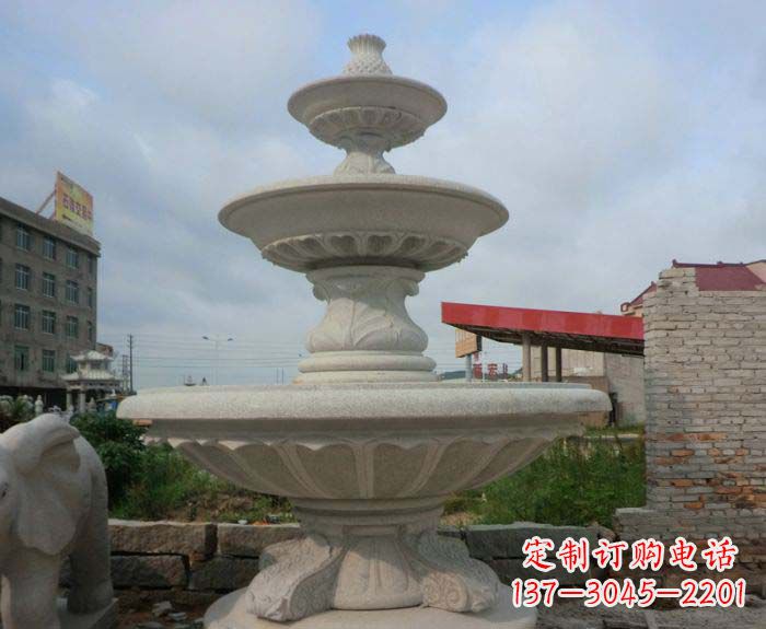 南通喷泉雕塑灵动精致的大理石美
