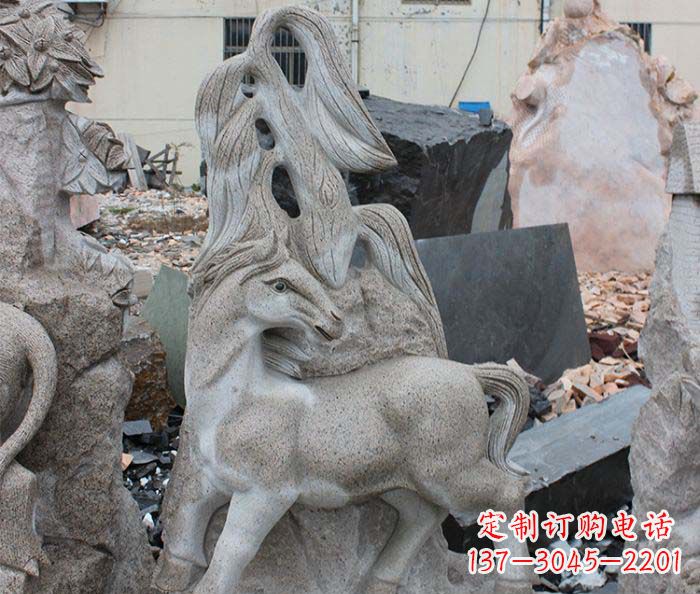 南通大理石动物马石雕