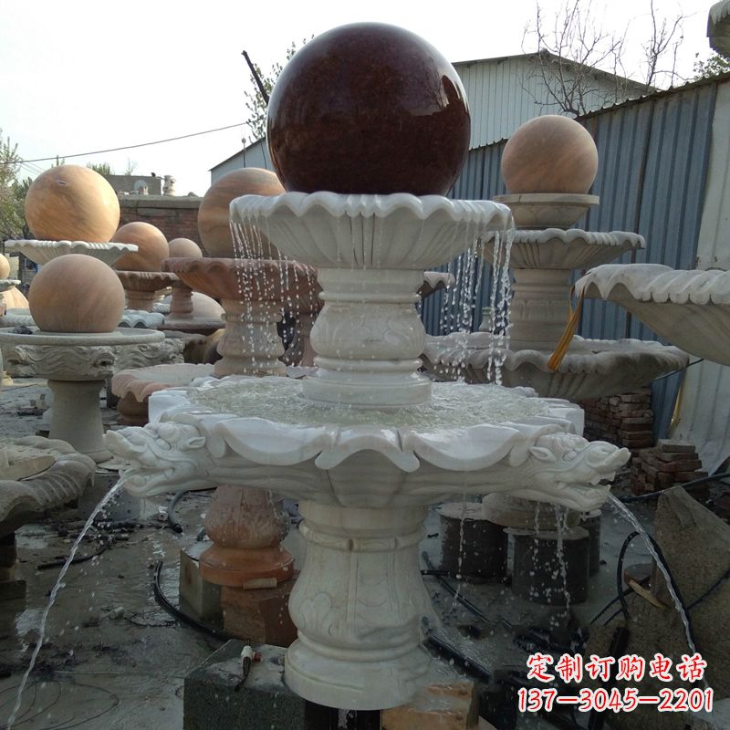 南通大理石风水球雕塑传统文化的艺术精髓