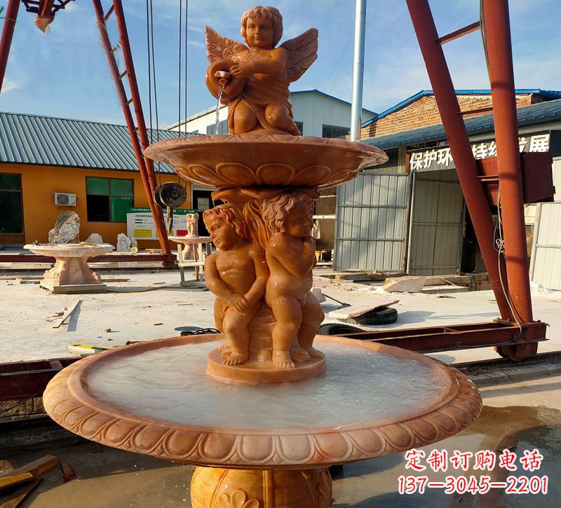 南通大理石风水球雕塑传承古老文化