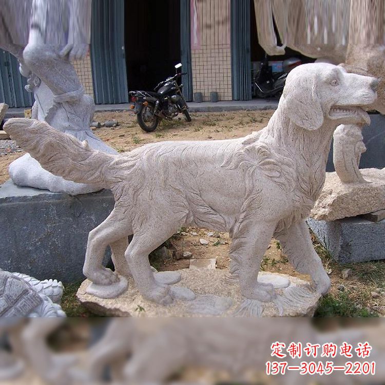 南通大理石狗雕塑