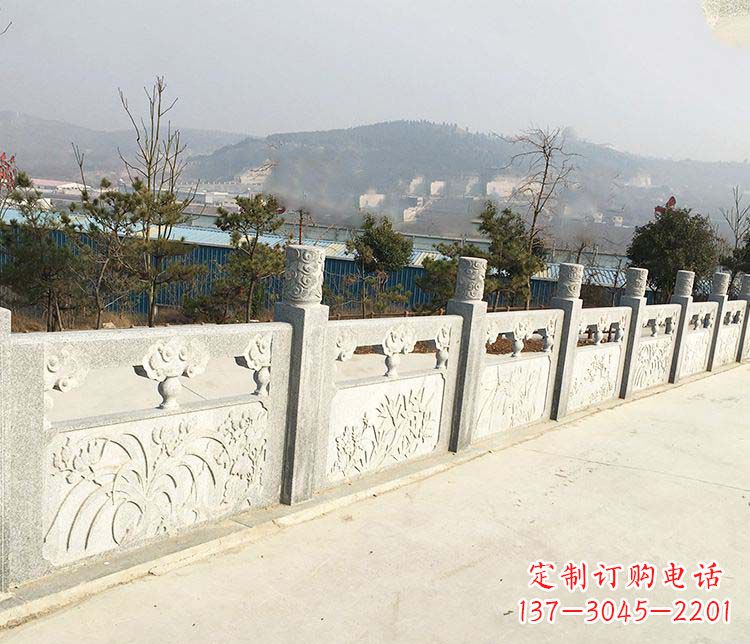 南通大理石护城河栏板石雕