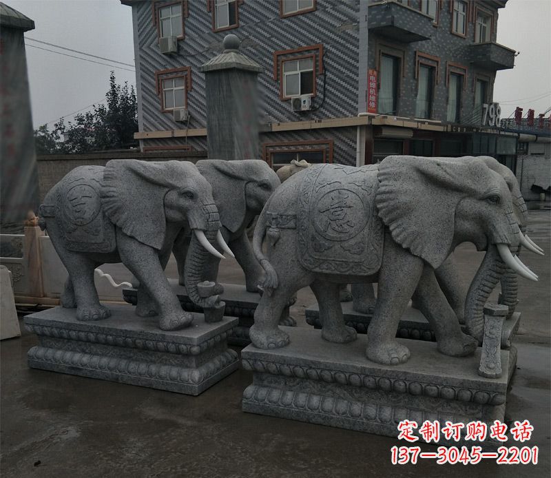 南通唯美雕刻大象雕塑