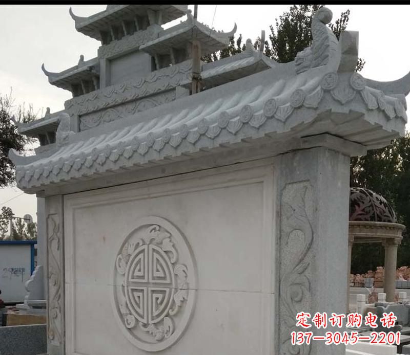 南通精美大理石影壁雕塑