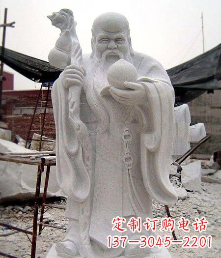 南通大理石寿星雕塑