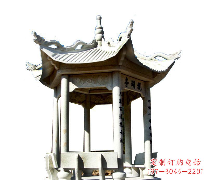 南通大理石凉亭石雕,历史韵味浓郁