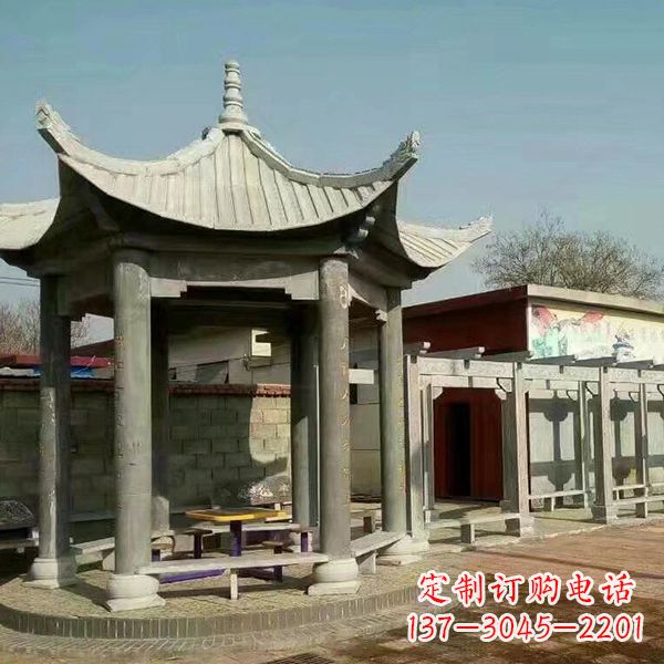 南通大理石凉亭庭院亭子