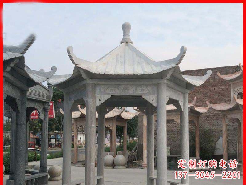南通大理石凉亭石雕