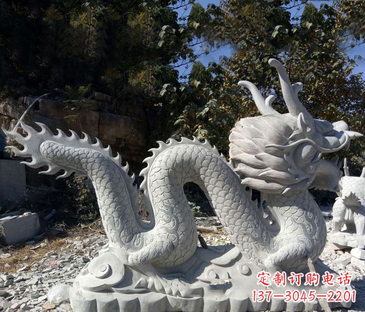 南通精美大理石龙雕塑
