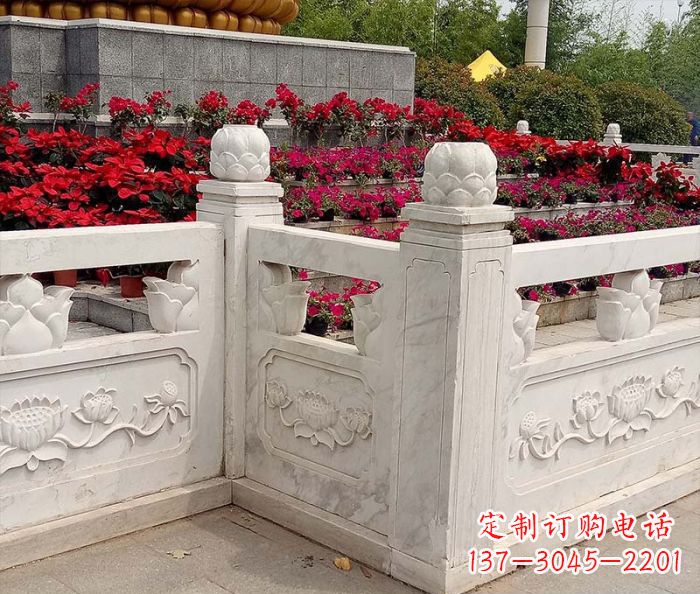 南通精美大理石旅游景区石雕栏板