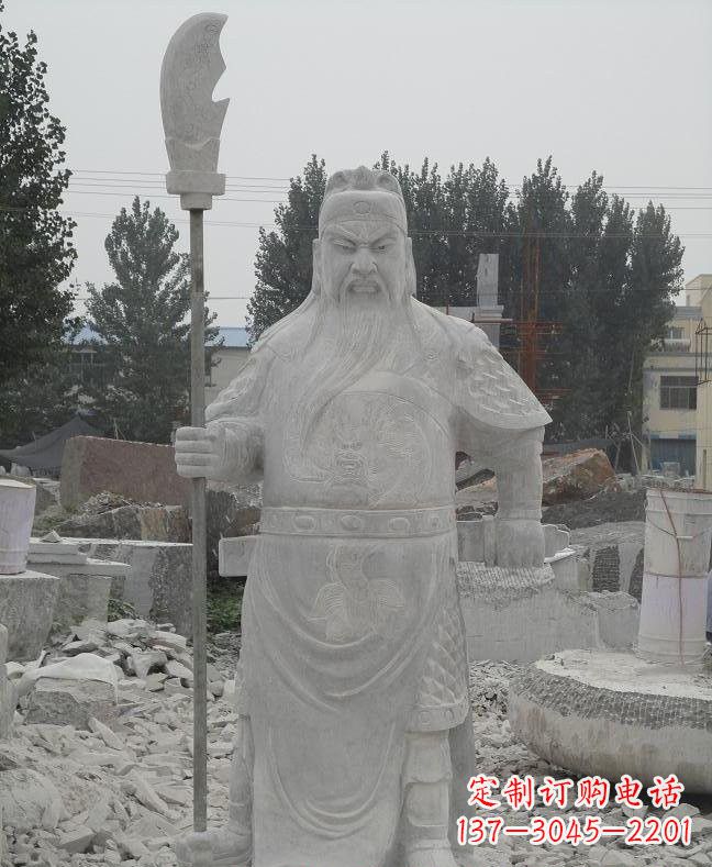 南通大理石关公雕塑
