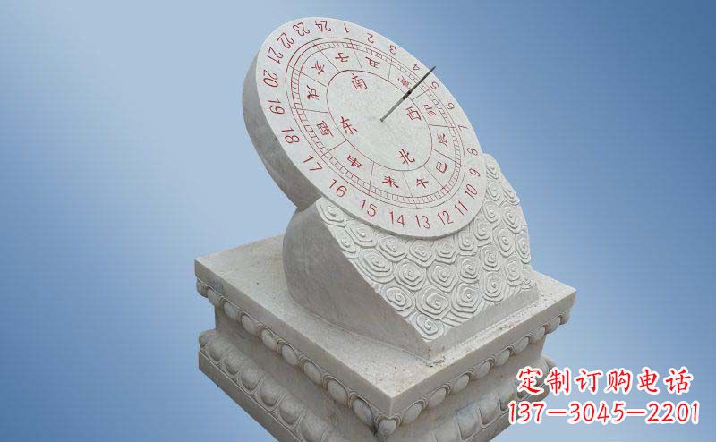 南通精致古典大理石日晷雕塑