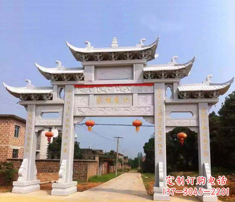 南通大理石牌坊石雕