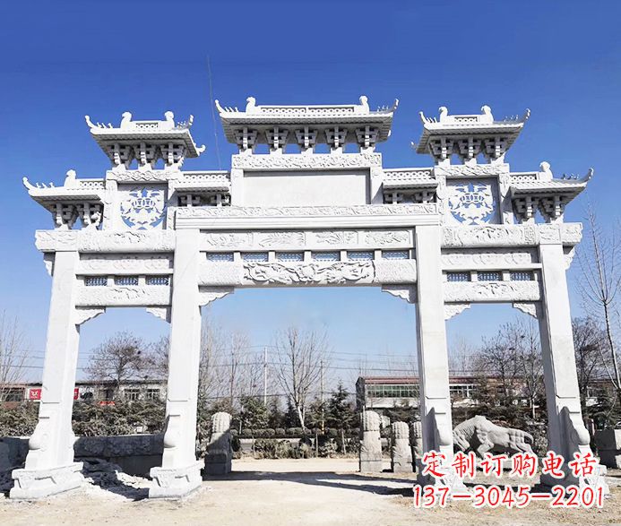 南通大理石牌坊石雕定制