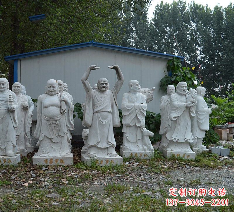 南通大理石罗汉雕塑,高贵雅致