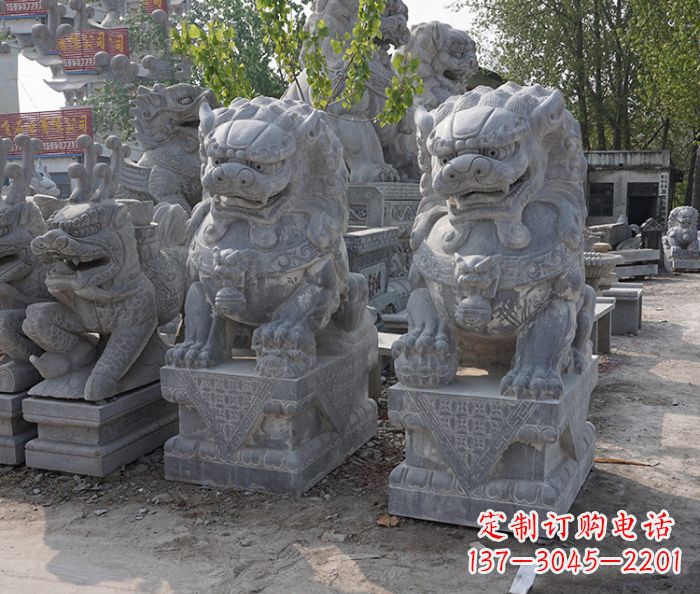 南通大理石狮子雕塑