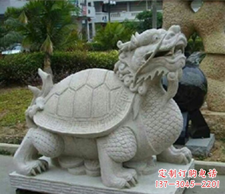 南通大理石铜钱龙雕塑